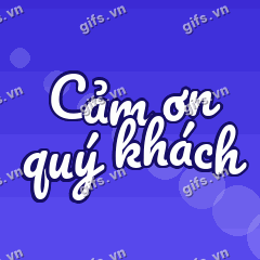 Cảm ơn quý khách GIF