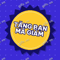 TẶNG BẠN MÃ GIẢM GIF