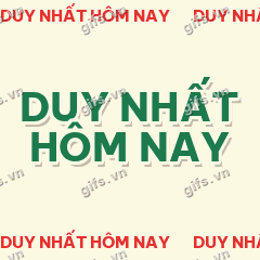 DUY NHẤT HÔM NAY GIF