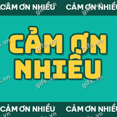 CẢM ƠN NHIỀU GIF