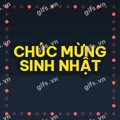 CHÚC MỪNG SINH NHẬT GIF
