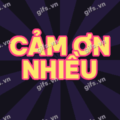 CẢM ƠN NHIỀU GIF