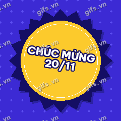 CHÚC MỪNG 20/11 GIF