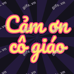 Cảm ơn cô giáo GIF