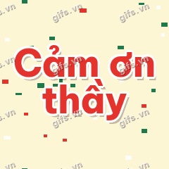 Cảm ơn thầy GIF