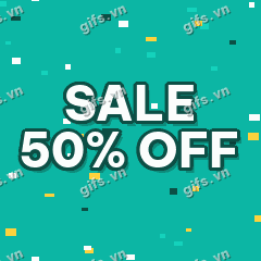 SALE 50% OFF GIF